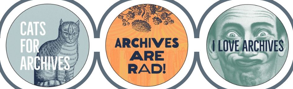 Banner: Cats for archives; archives are rad; I love archives